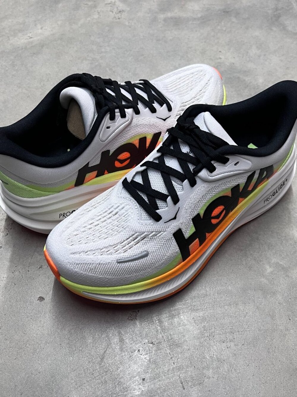 Hoka One One Clifton Pro Cosmic Grey Black Men's Running 1176510/CMCGR - New